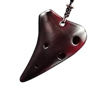 Amazon.co.jp: ミニオカリナ 6 穴ネックレスかわいいペンダント